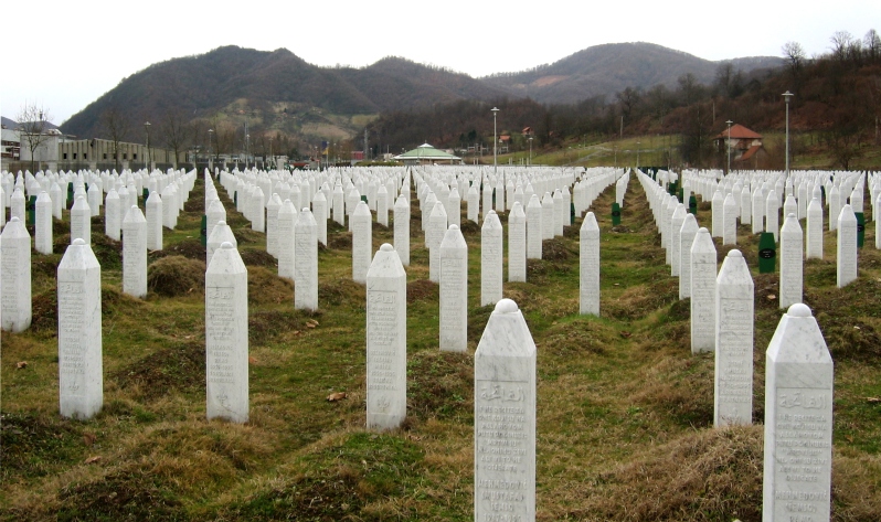 Srebrenica massacre memorial, 2009.